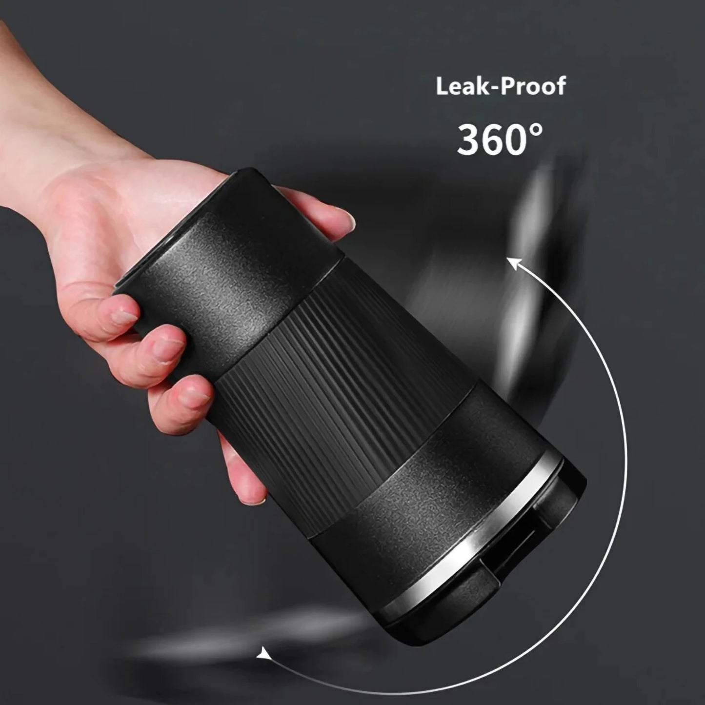 380 Ml /510 Ml Stainless Steel Coffee Cups Leak-Proof Non-Slip Thermal Mug Car Vacuum Water Bottle for Travel Coffeeware Teaware