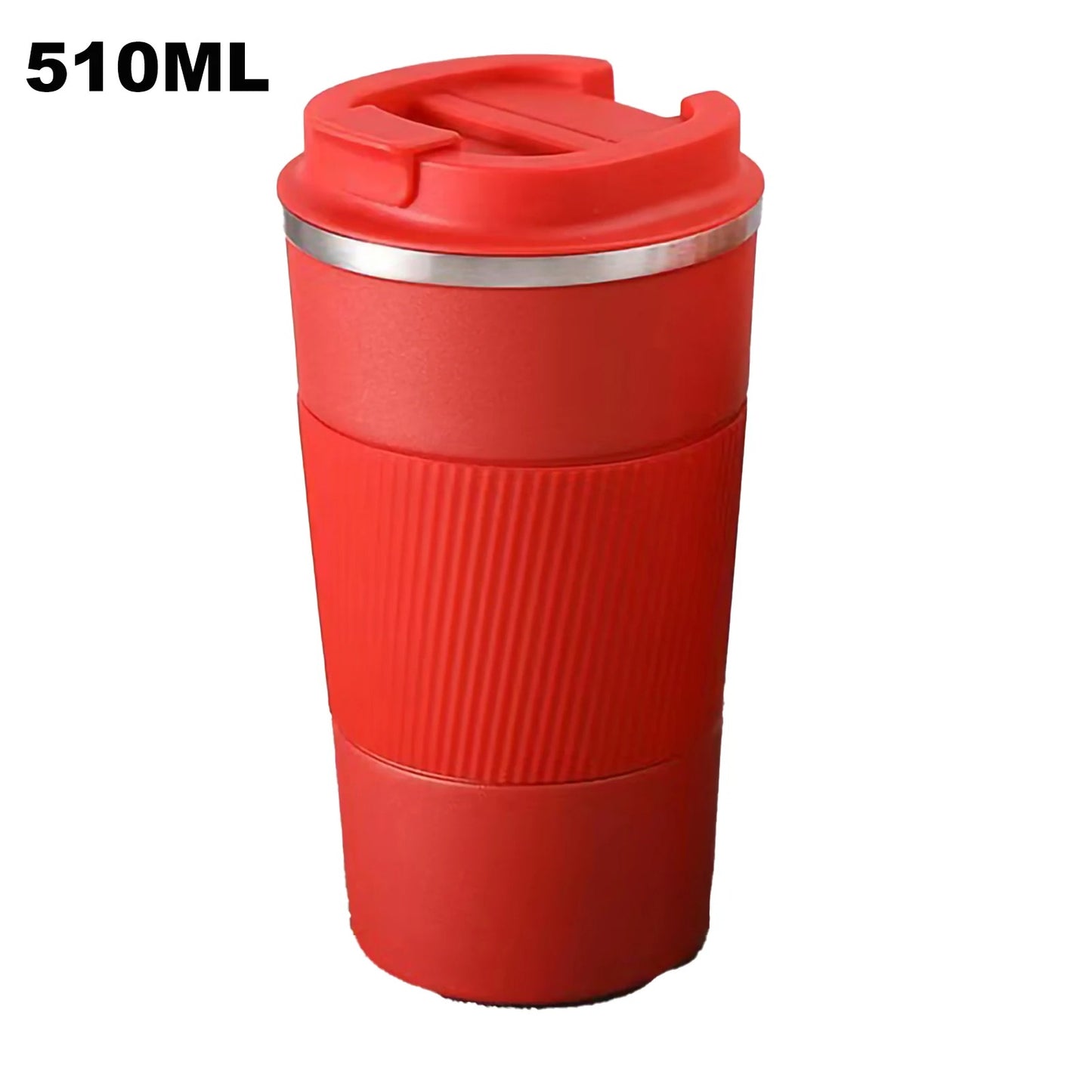 380 Ml /510 Ml Stainless Steel Coffee Cups Leak-Proof Non-Slip Thermal Mug Car Vacuum Water Bottle for Travel Coffeeware Teaware